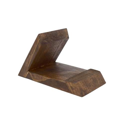پایه نگهدارنده گوشی موبایل مدل چوبی طرح ساده کد 002