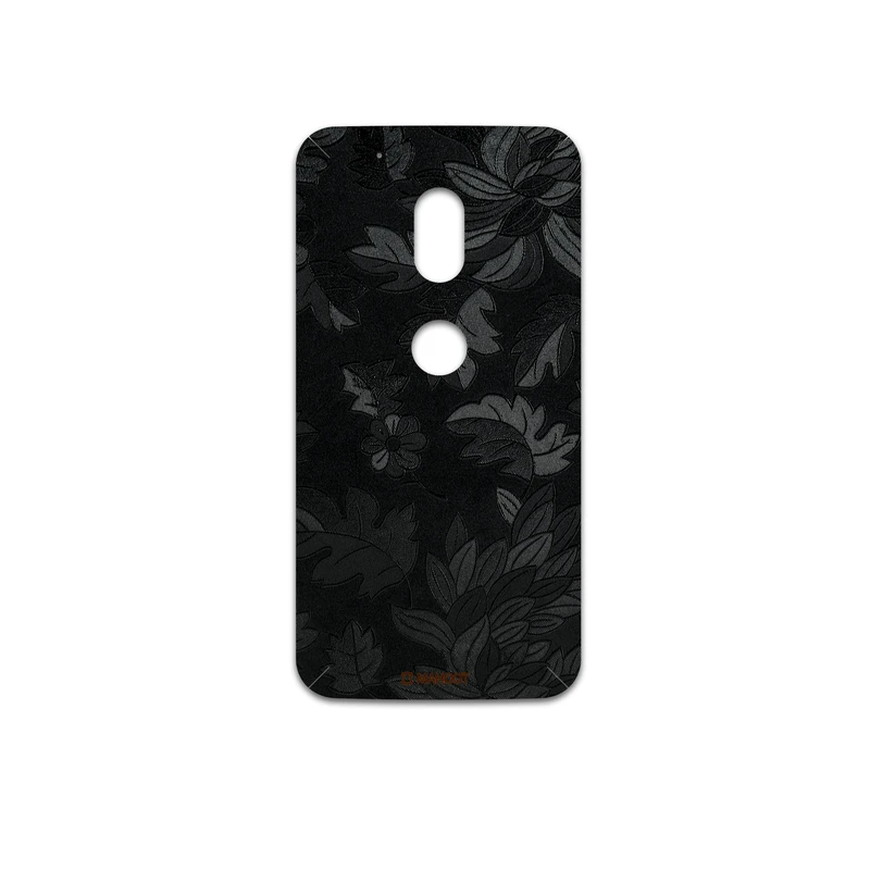 برچسب پوششی ماهوت مدل Black-Wildflower مناسب برای گوشی موبایل موتورولا Moto G4 Play