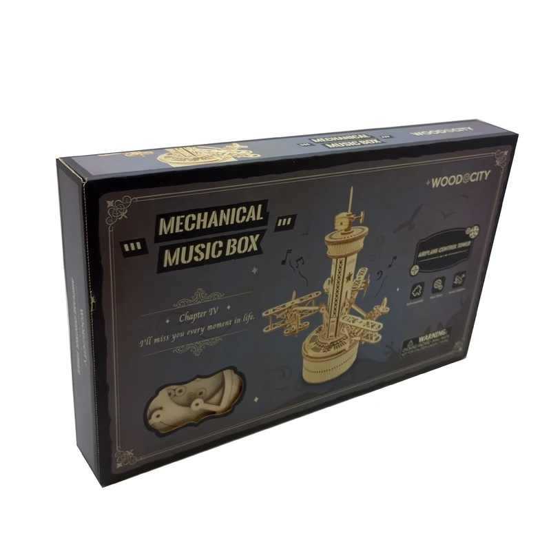 ساختنی  255 تکه مدل چوبی طرح برج فرودگاه موزیکال کد 1010