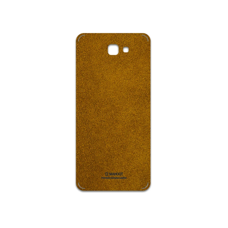 برچسب پوششی ماهوت مدل Brown-Chamois-Leather مناسب برای گوشی موبایل سامسونگ Galaxy J7 Prime