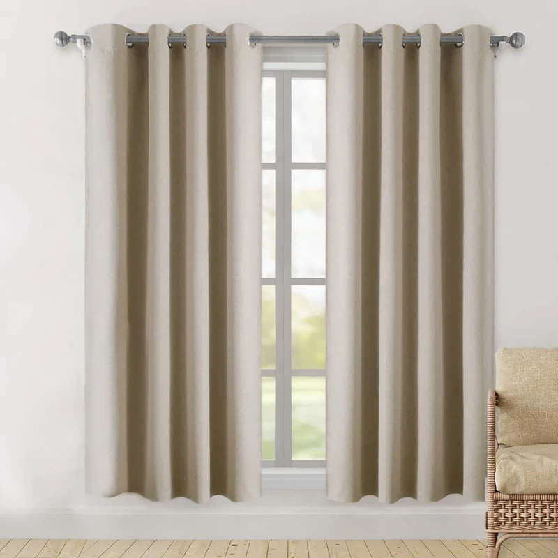 پرده تیکو دکو مدل ساتژ گاواردین سایز 140x230 سانتی متر