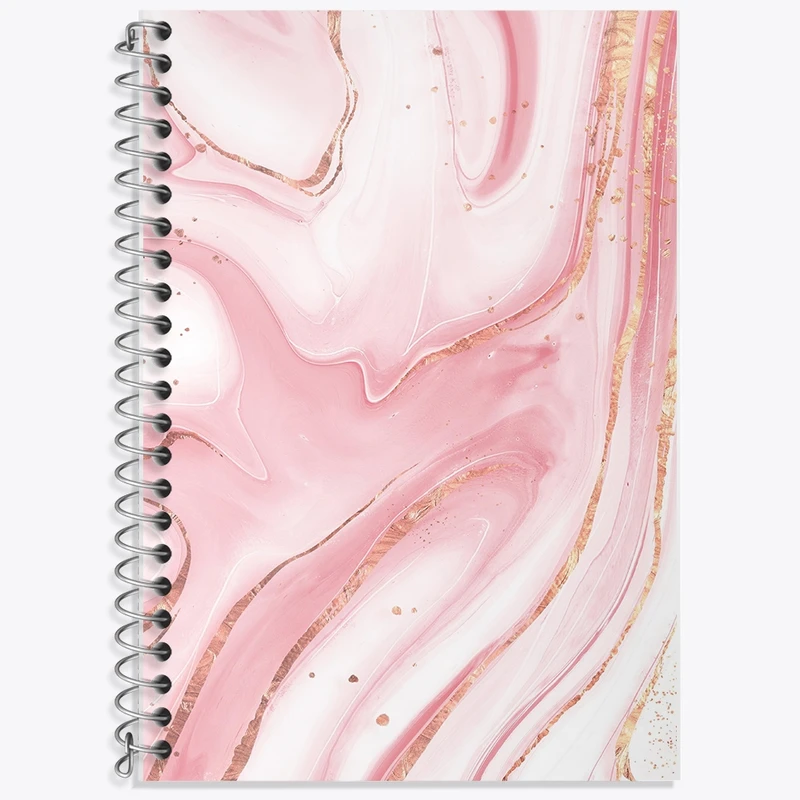 دفتر زبان 50 برگ خندالو مدل دو خط طرح دکوراتیو (decorative) کد F1527