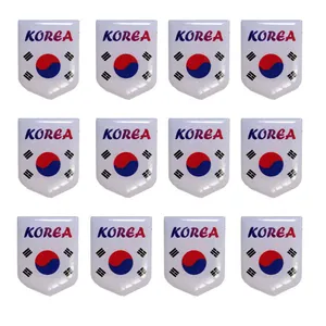 برچسب خودرو طرح کره مجموعه 12 عددی