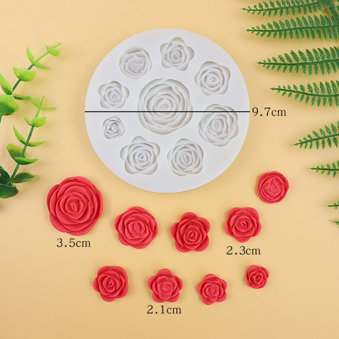 سیلیکون قالب گیری به گز مدل گلها