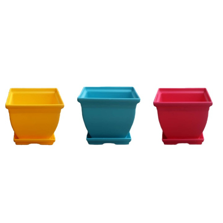 گلدان شهرآذین مدل 7018 بسته 3 عددی