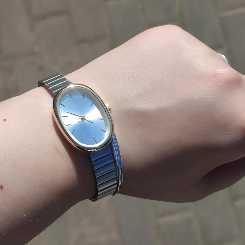 ساعت مچی عقربه ای زنانه مدل کلاسیک کژوال بند ریلی کد 4 ساعت مچی عقربه ای زنانه مدل کلاسیک کژوال بند ریلی کد 4