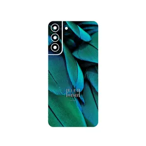 MAHOOT Green Feather Cover Sticker for Samsung Galaxy S22 Plus 5G