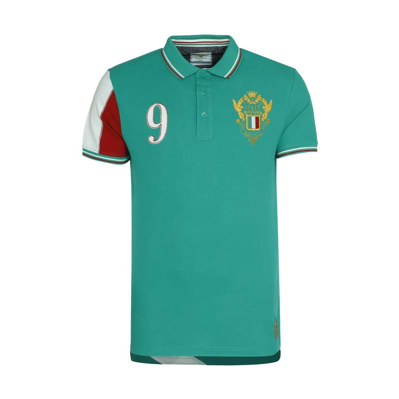 پولوشرت ورزشی مردانه سلکتد مدل تیم ملی ایتالیا