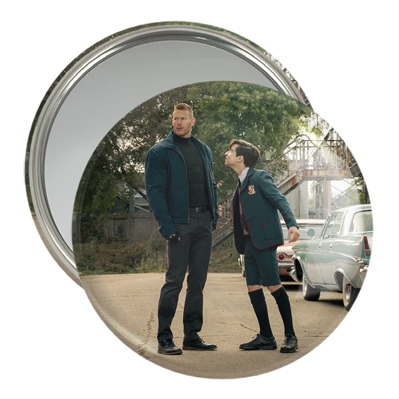 آینه جیبی خندالو مدل شماره پنج و لوثر سریال آکادمی آمبرلا The Umberella Academy کد 28543