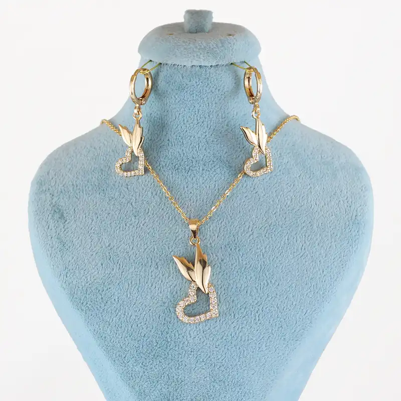 نیم ست زنانه وای اس ایکس مدل قلب کد AA154