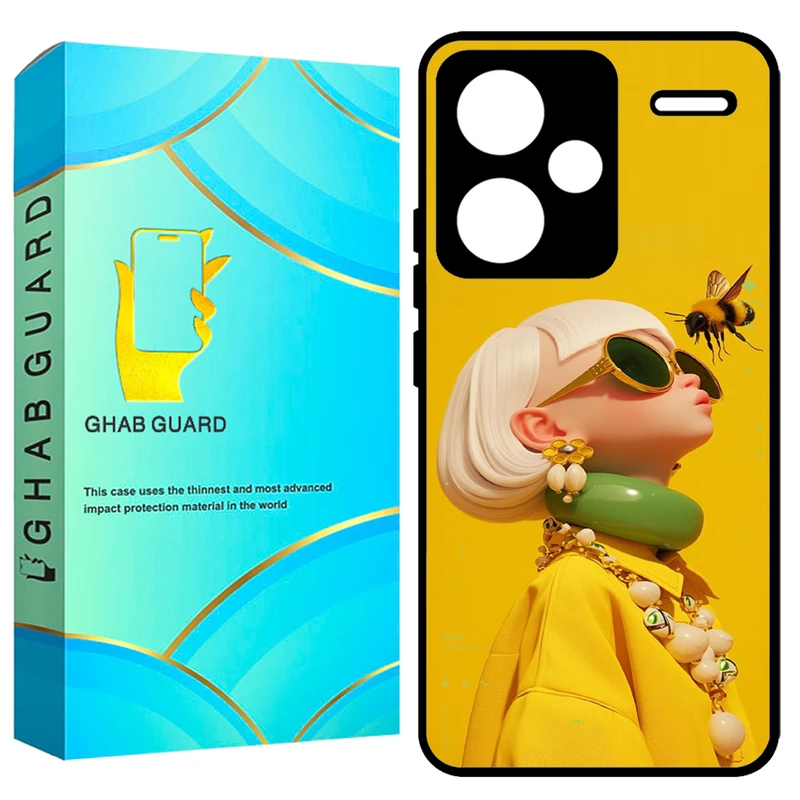 کاور قاب گارد طرح دختر مدل GCHPN13PL مناسب برای گوشی موبایل شیائومی Redmi Note 13 Pro Plus