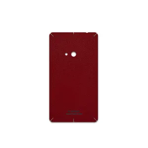 MAHOOT Red-Leather Cover Sticker for Nokia Lumia 625