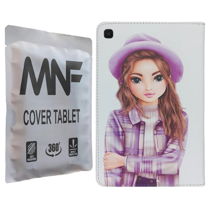 کیف کلاسوری ام ان اف طرح دختر فانتزی کد M-338 مناسب برای تبلت سامسونگ Galaxy Tab A 10.1 2019 T510 / T515