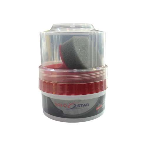 واکس براق کننده کفش سولو ستاره مدل فوری رنگ مشکی