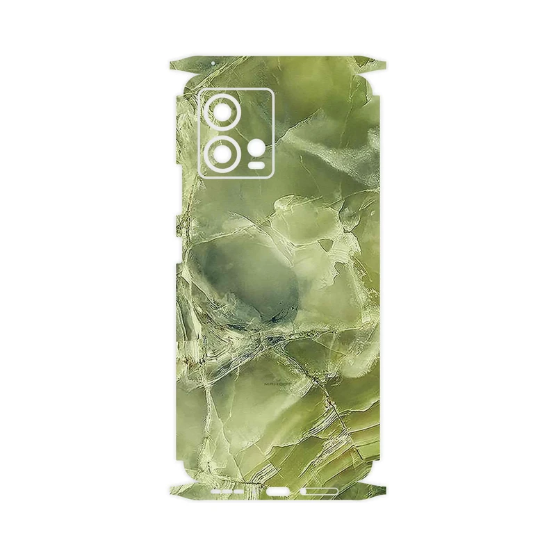 برچسب پوششی ماهوت مدل Green_Crystal_Marble-FullSkin مناسب برای گوشی موبایل موتورولا Edge 30 Fusion