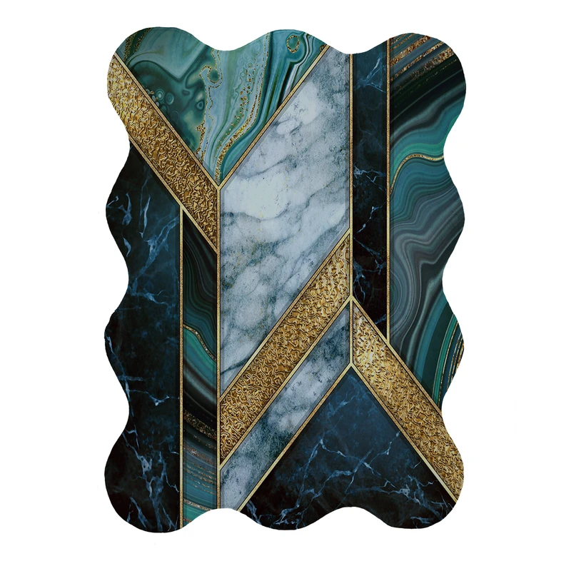 پادری مدل دالبر طرح سنگ کد 8606 سایز 80x110 سانتی متر