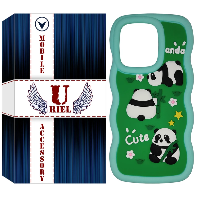کاور یوریل مدل سیلیکونی عروسکی طرح پاندا مناسب برای گوشی موبایل شیائومی Redmi Note 13 4G