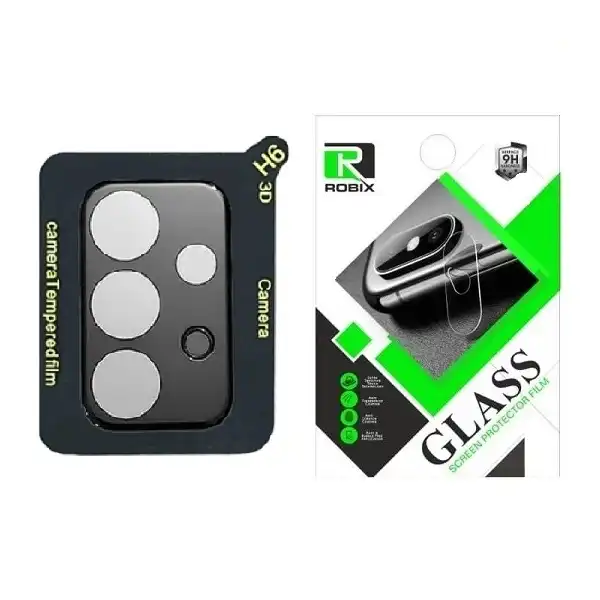 محافظ لنز دوربین شیشه ای روبیکس مدل 3D سه بعدی مناسب برای گوشی موبایل سامسونگ Galaxy A53