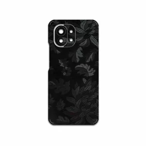 MAHOOT Black-Wildflower Cover Sticker for Xiaomi Mi 11 5G