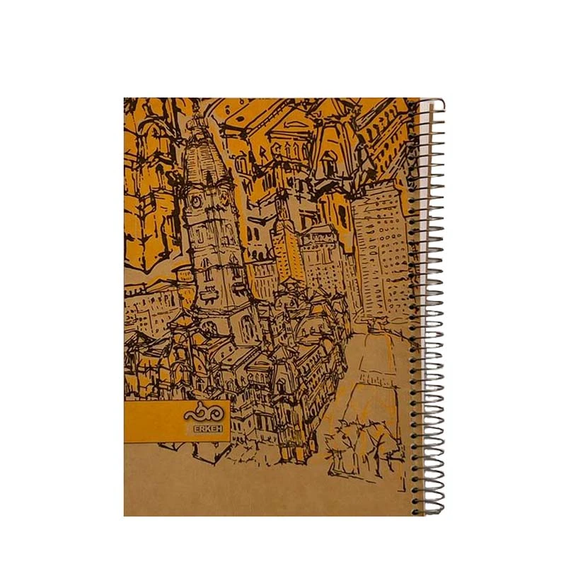 دفتر مشق 150برگ برکه مدل فنری کد 6304