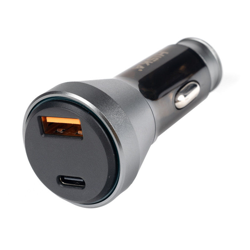 شارژر فندکی هیسکا مدل HCC-319 به همراه کابل تبدیل USB-C 3 در وبزینر شارژر فندکی هیسکا مدل HCC-319 به همراه کابل تبدیل USB-C
