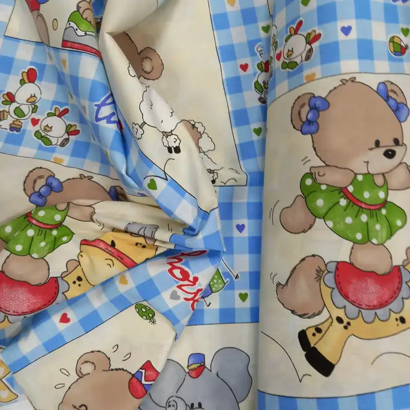 پارچه ملحفه طرح کودک مدل سیرک