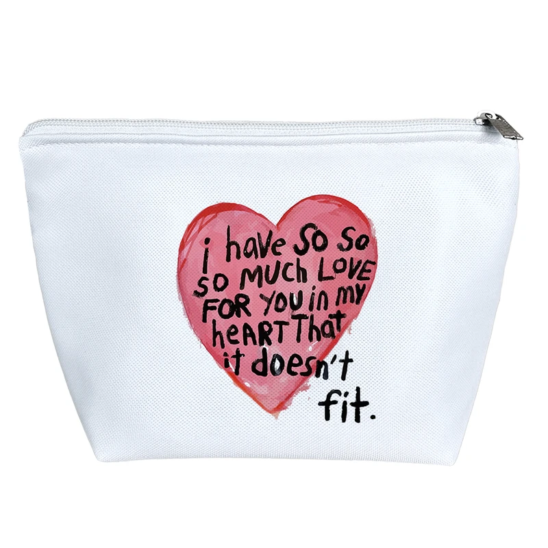 کیف لوازم آرایش دخترانه خندالو مدل Love کد 8318