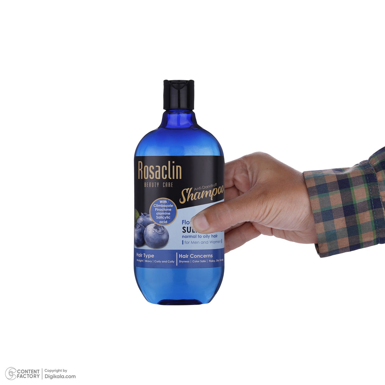 شامپو مو رزاکلین مدل Natural Extract مناسب موهای فر و مجعد حجم 385 میلی لیتر - - 5