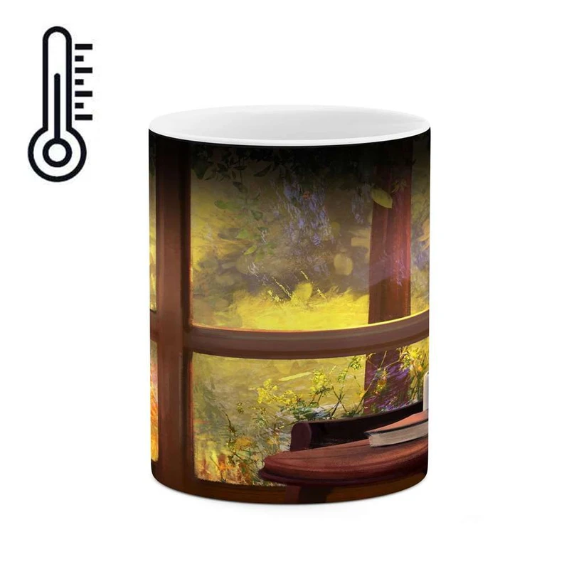 ماگ حرارتی کاکتی مدل نقاشی کد mgh13809