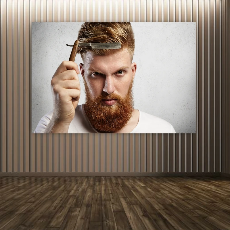 پوستر دیواری طرح آرایشگاه مردانه کد FP10165