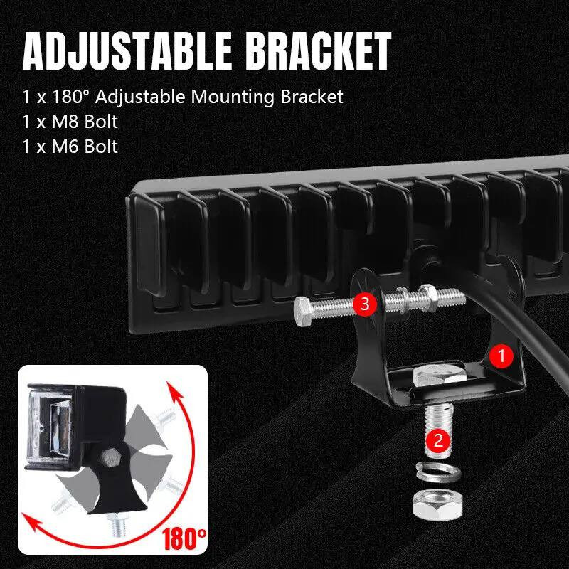 پروژکتور خودرو اچ اف دی مدل  مستطیل بسته دو عددی