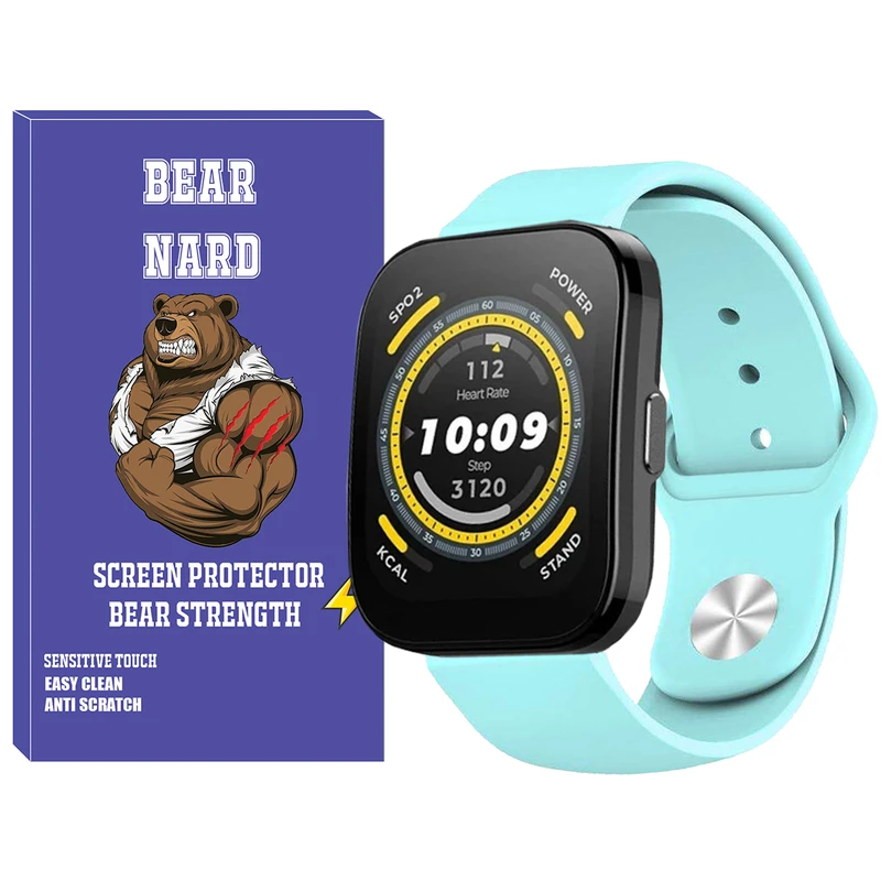 بند برنارد مدل Sic-BR-TW مناسب برای ساعت هوشمند امیزفیت Bip 5