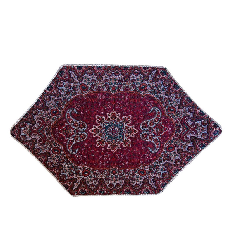 ست رومیزی و رانر 3 تکه طرح ترمه کد 01