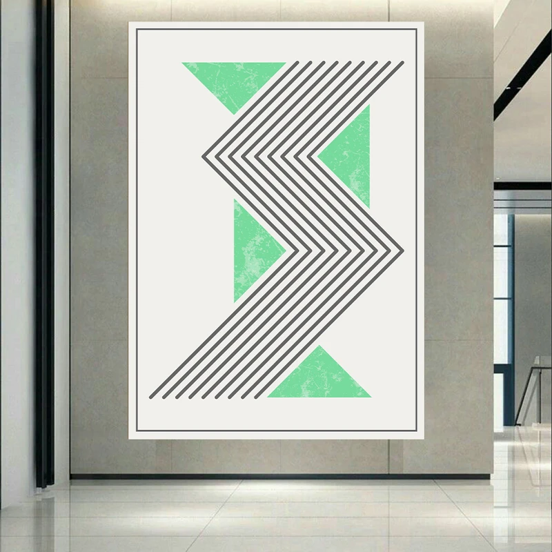 پوستر طرح مخمل مینیمال هندسی2 کد AR303008