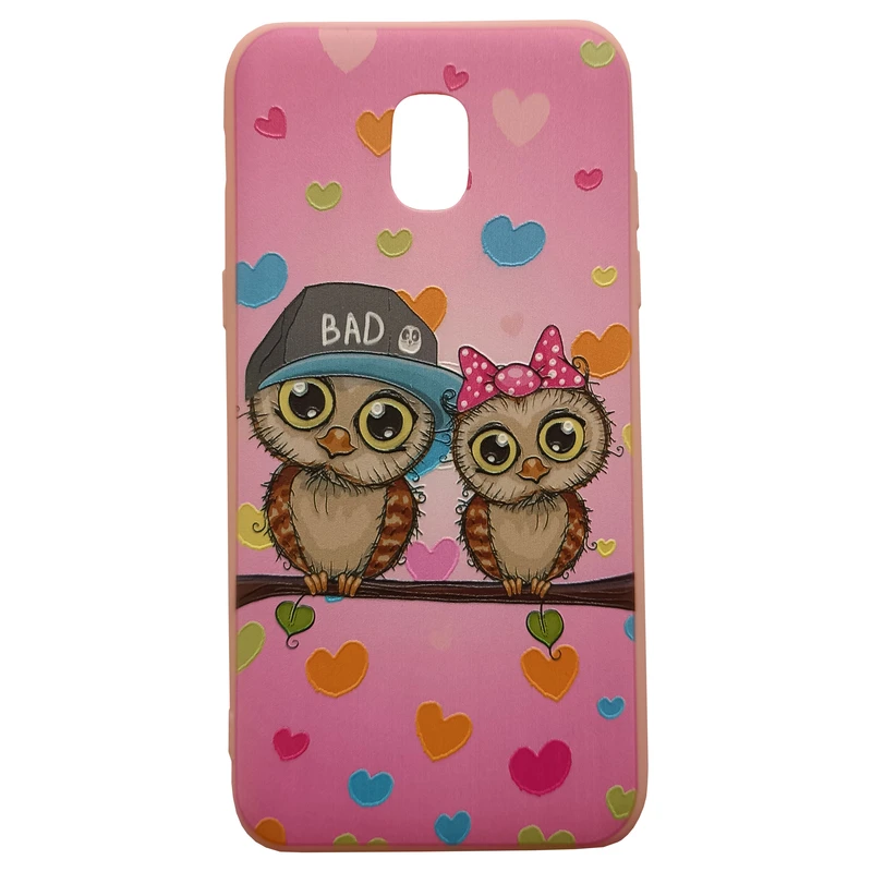 کاور مدل  ساده کد 1-0 طرح جغد مناسب برای گوشی موبایل سامسونگ Galaxy J3 2018