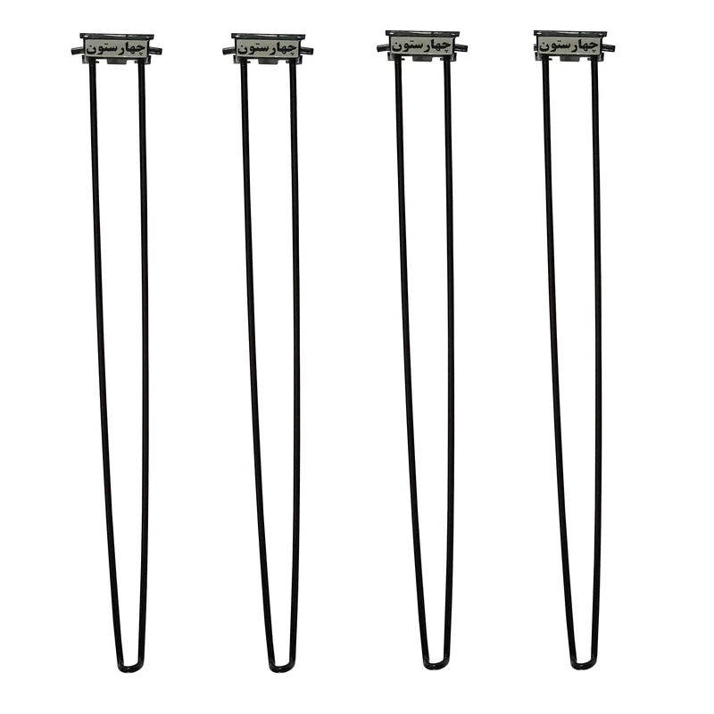 پایه میز چهارستون مدل تاشو کد 70CM مجموعه 4 عددی