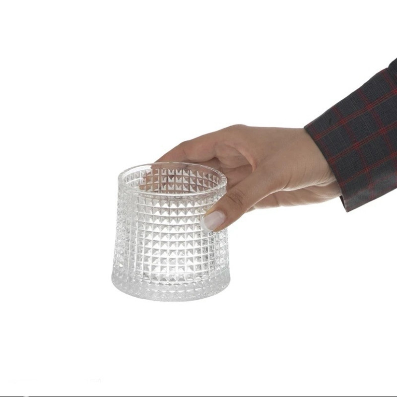 لیوان طرح چرخشی مدل لیندو بسته 6 عددی