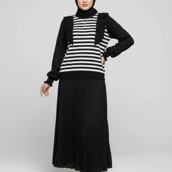 پلیور یقه گرد زنانه کد 1202