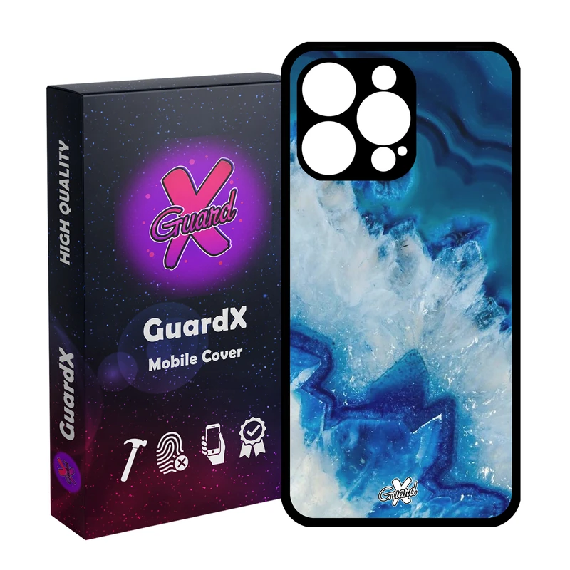 کاور گارد ایکس طرح Blue مدل Glass10407 مناسب برای گوشی موبایل اپل iPhone 15 Pro Max