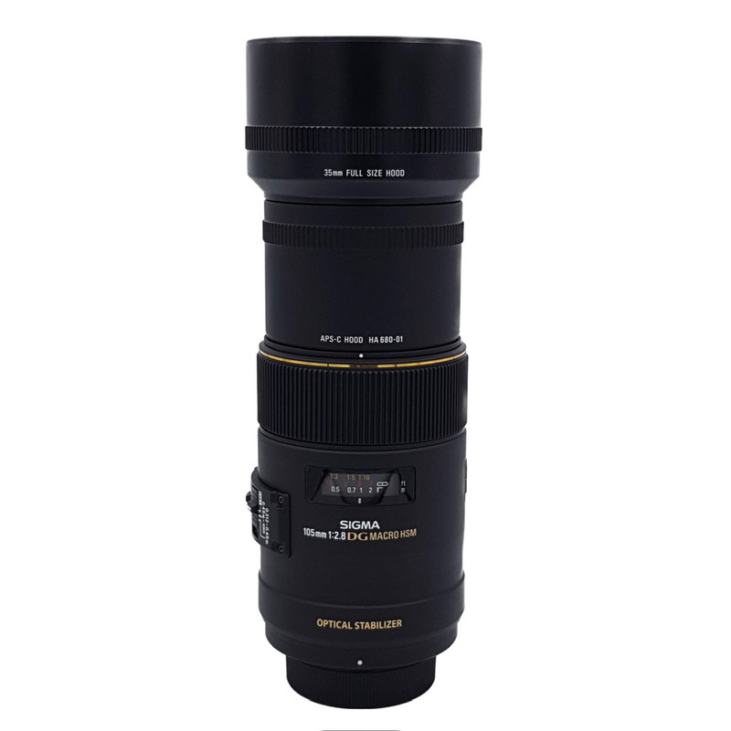 لنز دوربین سیگما مدل 105mm F/2.8 EX DG MACRO OS