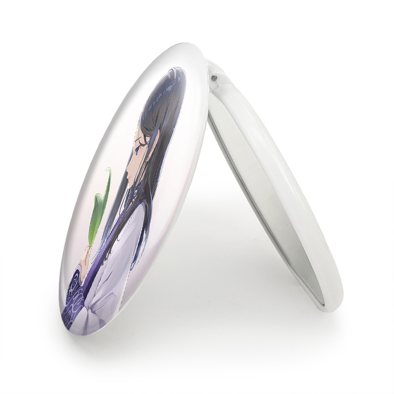 آینه جیبی خندالو طرح اسیرپا انیمه کامویی طلایی Golden Kamuy مدل تاشو کد 23751