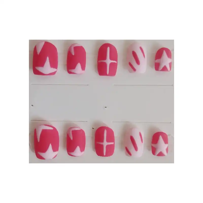 ناخن مصنوعی مدل ستاره بسته ده عددی