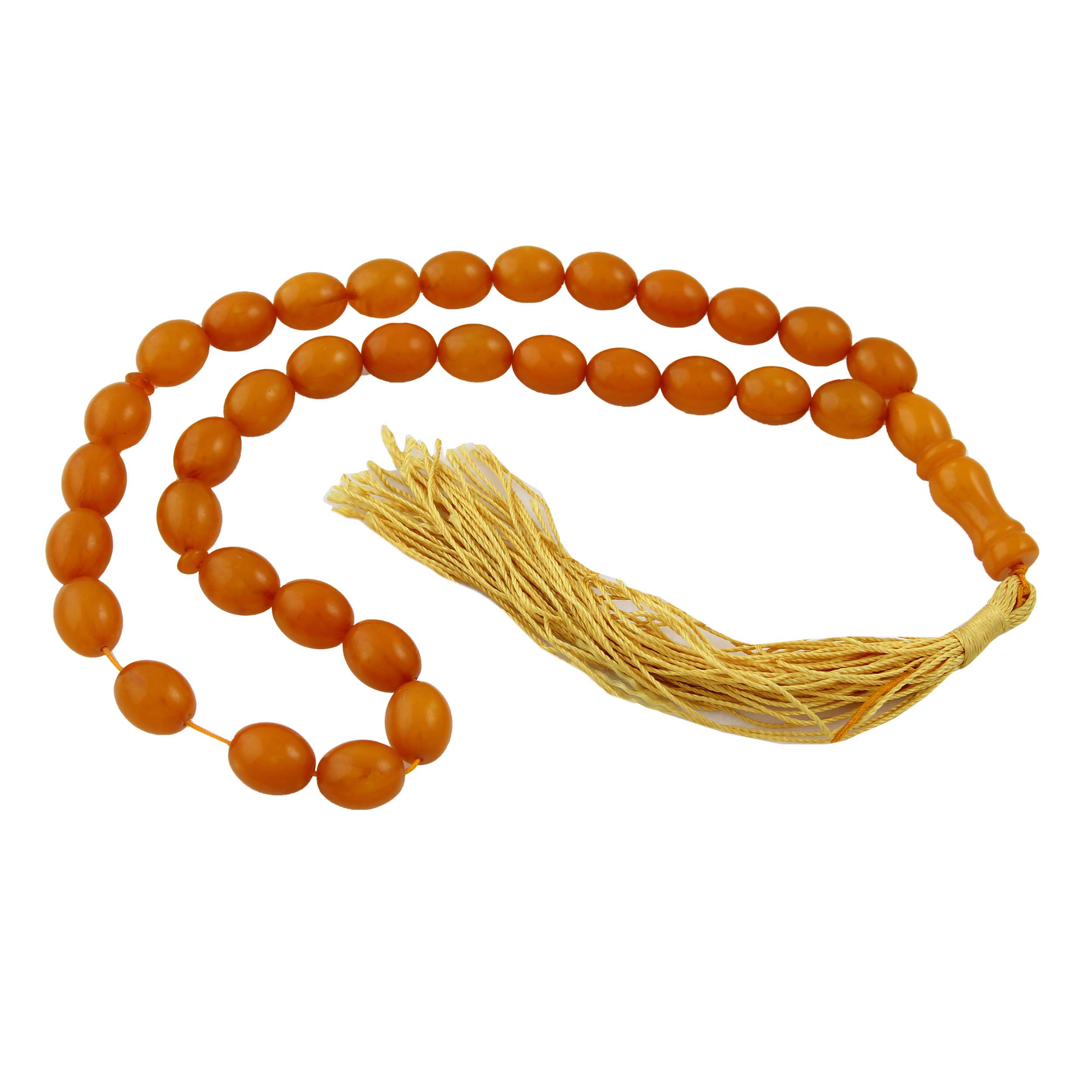 تسبیح بازرگانی میلادی مدل کهربا کد T_273