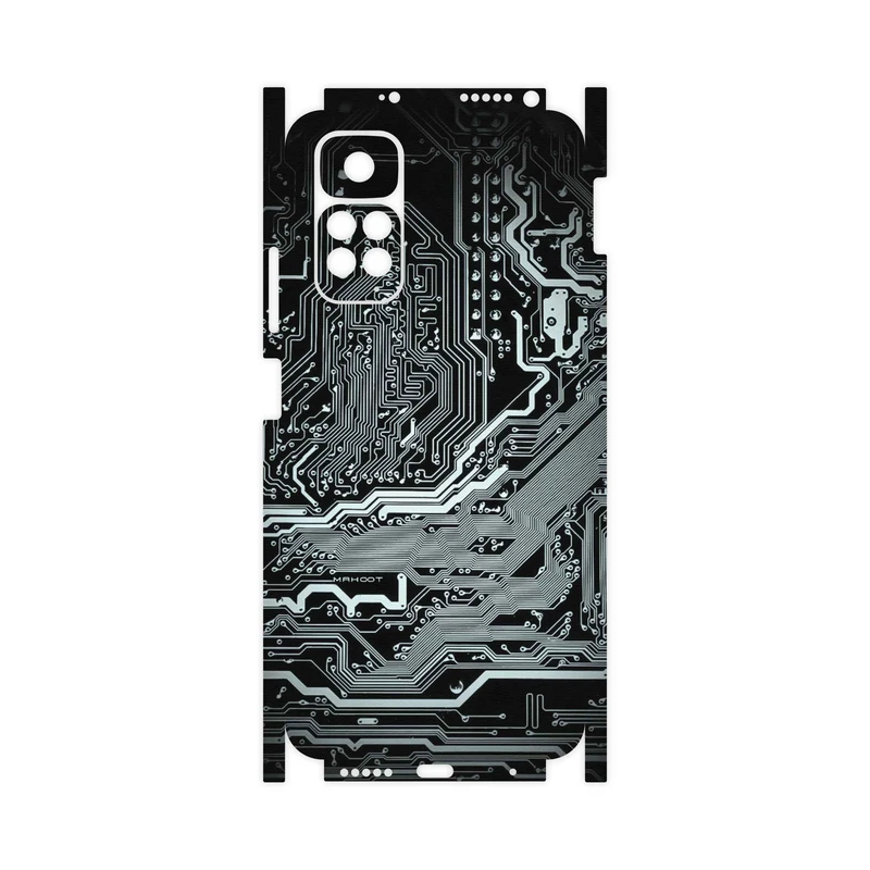برچسب پوششی ماهوت مدل Black-Printed-Circuit-Board-FullSkin مناسب برای گوشی موبایل شیائومی Redmi Note 11S