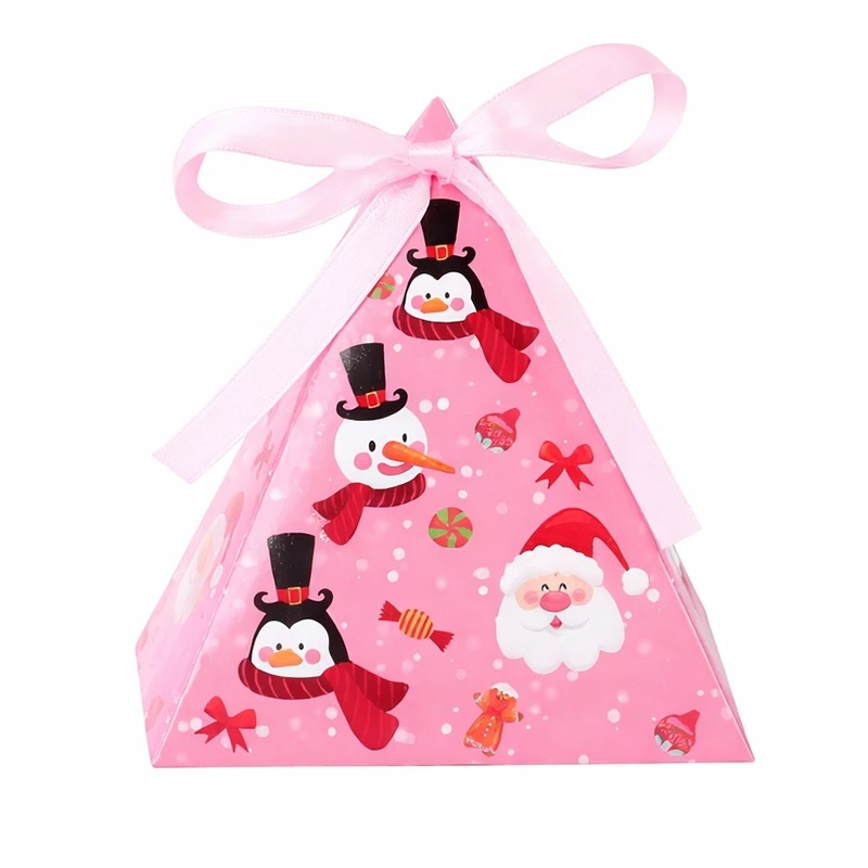 جعبه هدیه مدل فانتزی طرح آدم برفی ناقلا مجموعه 4 عددی