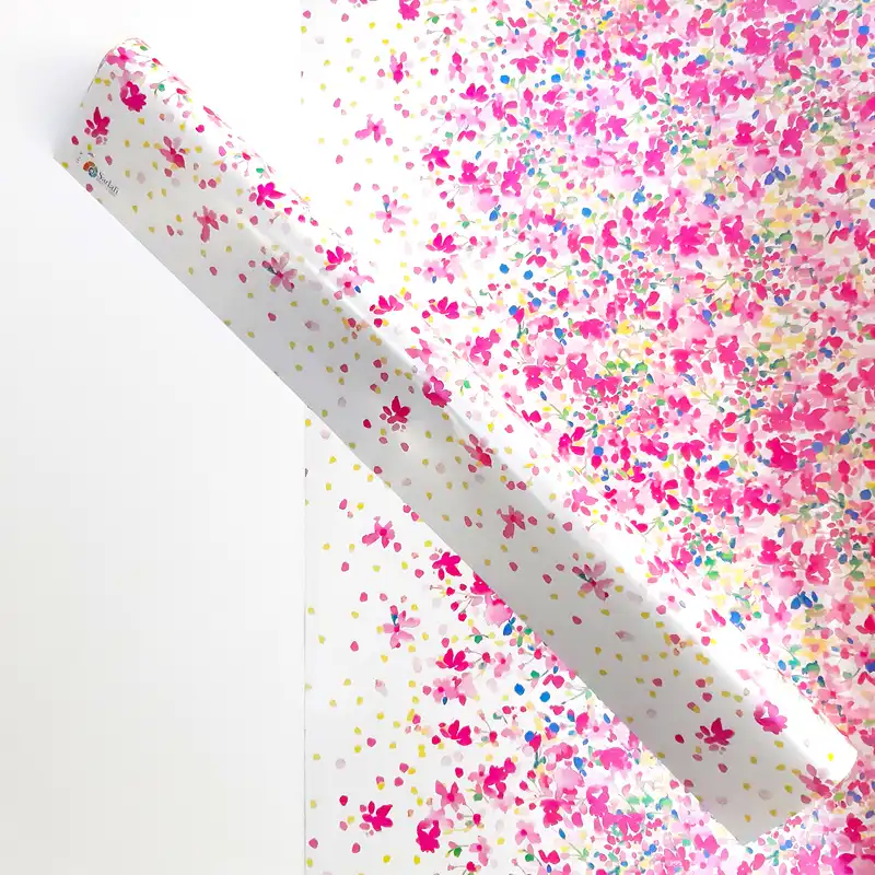 کاغذ کادو طرح آبرنگ بسته 5 عددی