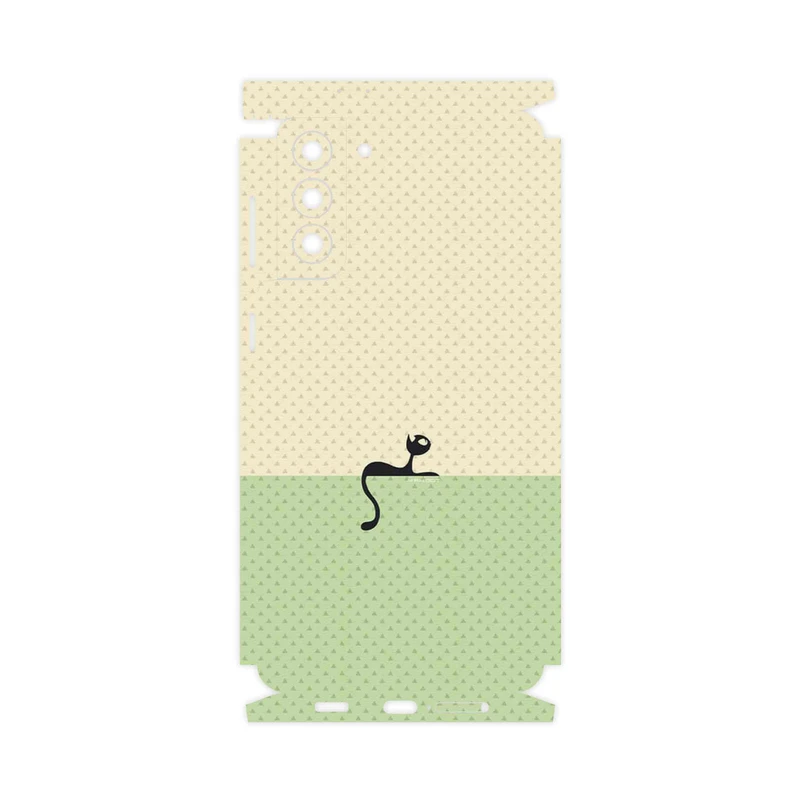 برچسب پوششی ماهوت مدل Minimal Internet Cat Icon-FullSkin مناسب برای گوشی موبایل سامسونگ Galaxy S21 Plus 5G