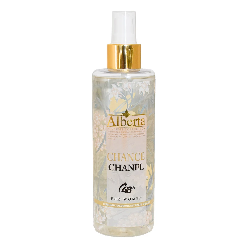 اسپری دئودورانت زنانه آلبرتا مدل CHANCE CHANEL حجم 250 میلی‌لیتر