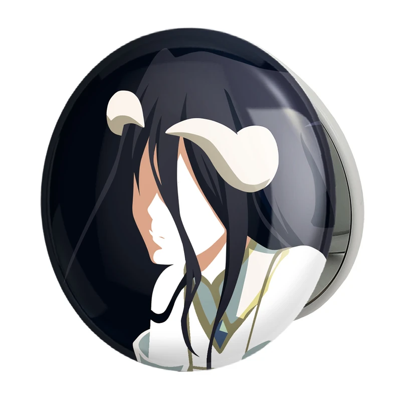 آینه جیبی خندالو طرح البیدو انیمه اورلرد Overlord مدل تاشو کد 18328 