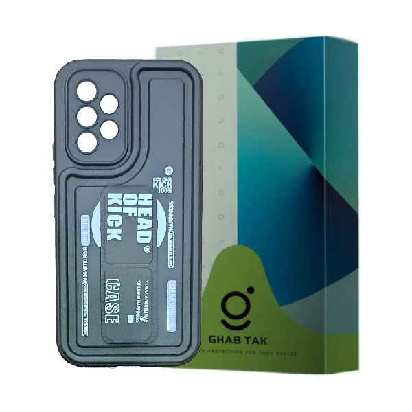 کاور قاب تک مدل سولید استندی مناسب برای گوشی موبایل سامسونگ Galaxy A32 4G